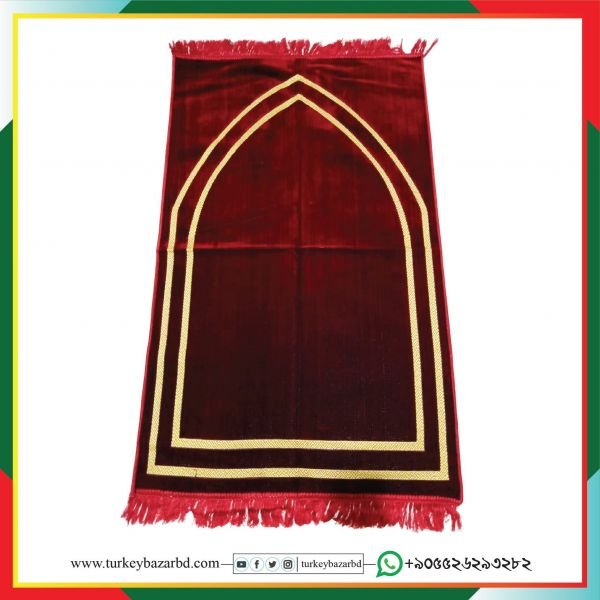 One color prayer mats with Minar