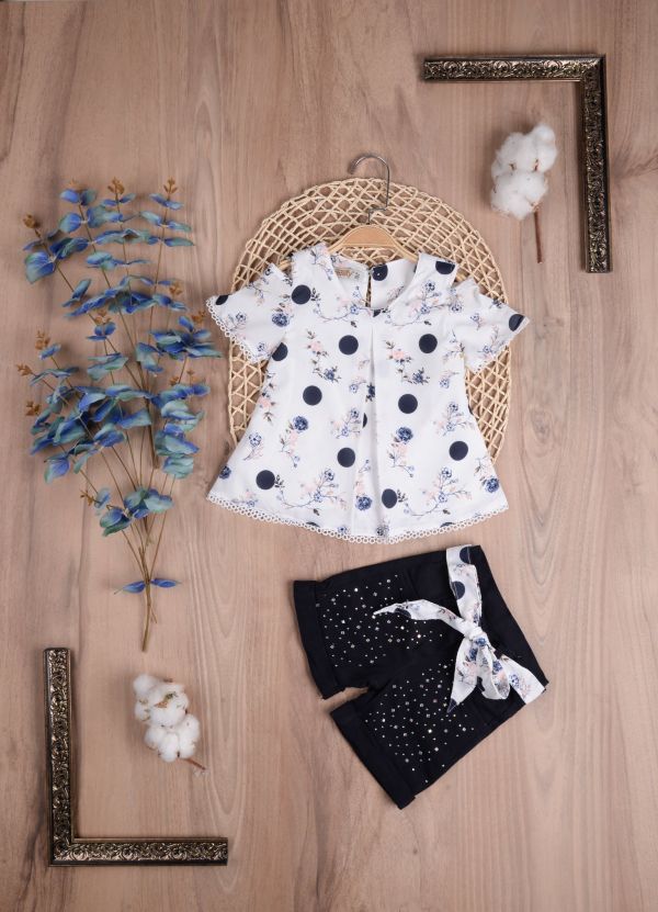 Serenity Baby Girl's Outfits With Pants - 4012 - Image 3