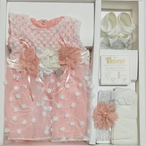New Born Baby Girl Party Dress Set.  S8