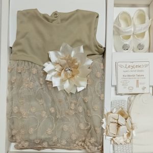 New Born Baby Girl Party Dress Set  S6