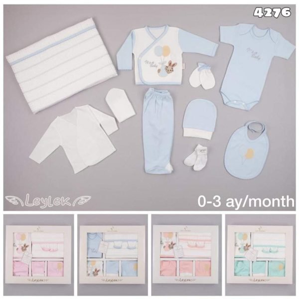 Turkish New Born Baby Dress Set S 24 - Image 2