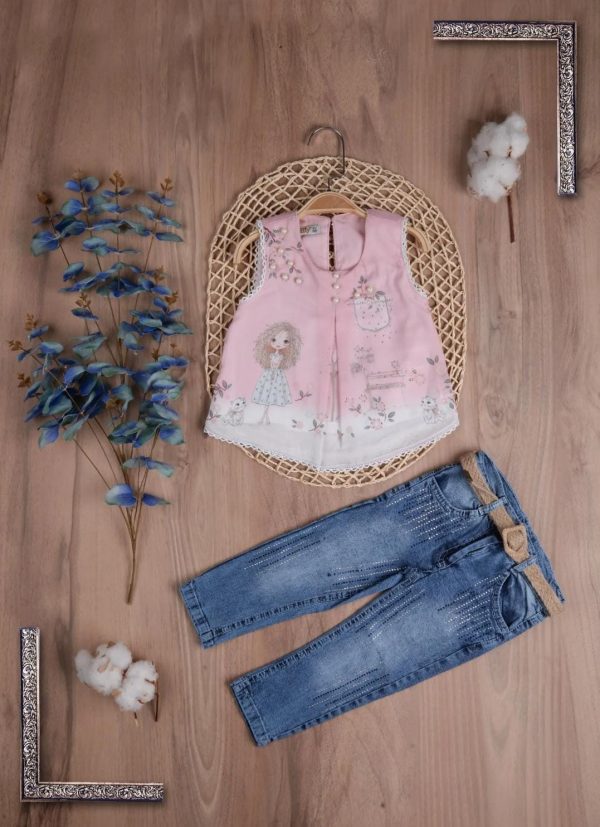 Serenity Baby Girl’s outfits with pants- 4003