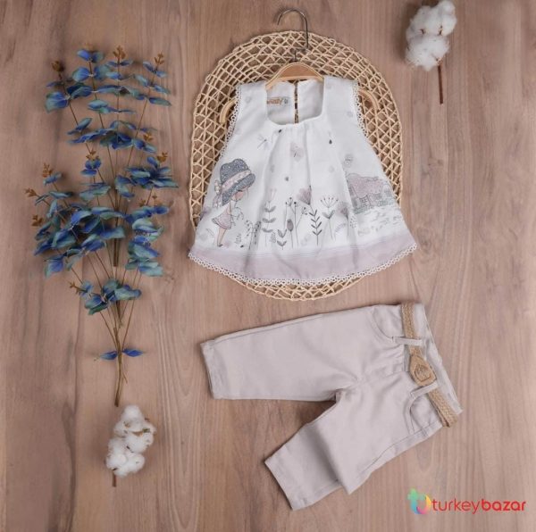 Serenity Baby Girl’s outfits with pants- 4022