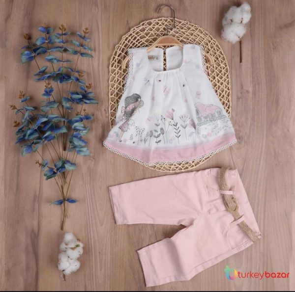 Serenity Baby Girl’s outfits with pants- 4025