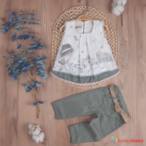 Serenity Baby Girl’s outfits with pants- 4022